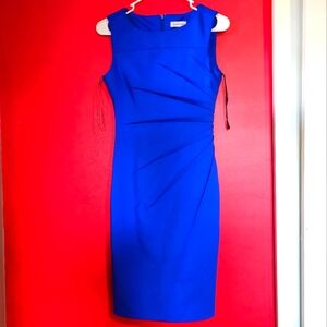 Calvin Klein Women's Blue Sheath Dress